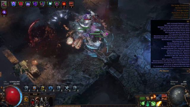 [POE 3.16] Arakaali's Fang Spiders Wave 30 Simulacrum смотреть онлайн