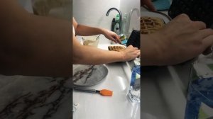 Вафли. Рецепт вафель из сыра маскарпоне.