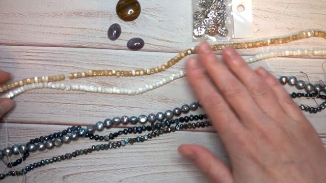 Натуральный жемчуг, перламутр и натуральные камни с AliExpress