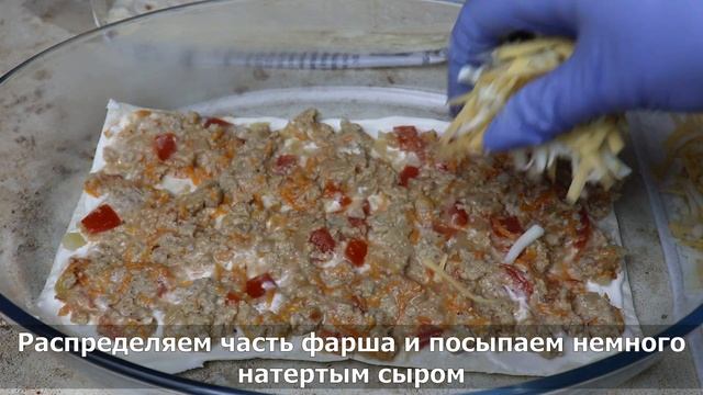 Ленивая ЛАЗАНЬЯ ИЗ ЛАВАША! Очень СОЧНАЯ И ВКУСНАЯ!