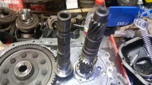 замена подшипника первичного вала мойка валов, обслуживание МКПП mitsubishi outlander 4g63 4g69 4g6