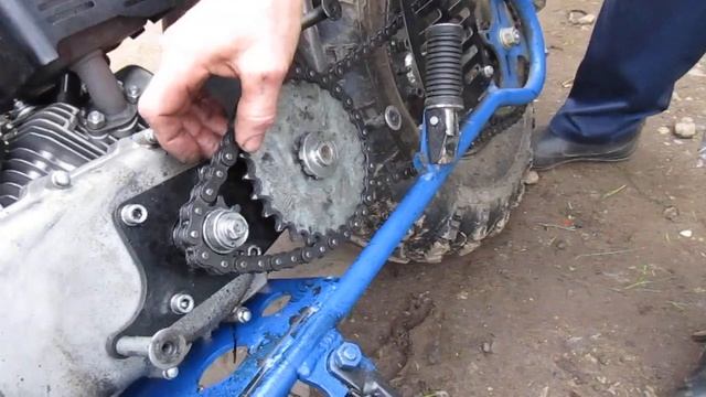 Мотоцикл Скаут-2 часть 7. Натяжитель цепи смотреть онлайн