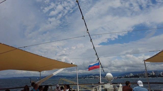 Морской порт Сочи. Прогулка на теплоходе Дагомыс.