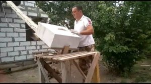 подъем газоблоков на второй этаж в одиночку