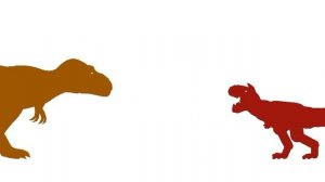 New T Rex VS Old Carnotaurus, (Stick Nodes Dinosaur)