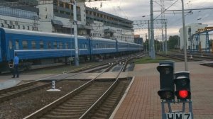 Электровоз Чс4т-452 на ст. Минск Пассажирский / Chs4t-452 at the Minsk Passenger station