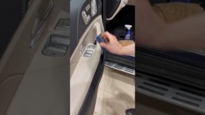 Нанесение керамики для кожи Gyeon Q2 Leather Shield на белую кожу GLE 167. Работает или маркетинг?