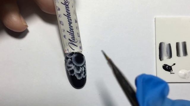 Китайка на ногтях. Китайская роспись ногтей. Дизайн ногтей цветок