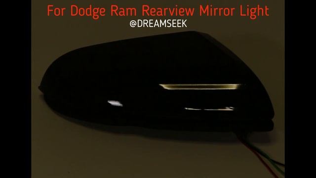 Dreamseek LED Side Mirror Light For Dodge Ram 1500 2009-2018 With Dynamic Turn Signal Lamp смотреть онлайн
