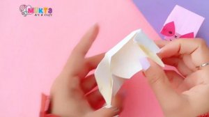 Origami Jumping Paper Cat | DIY Fidget Toys | How to make paper Cat Box... ?