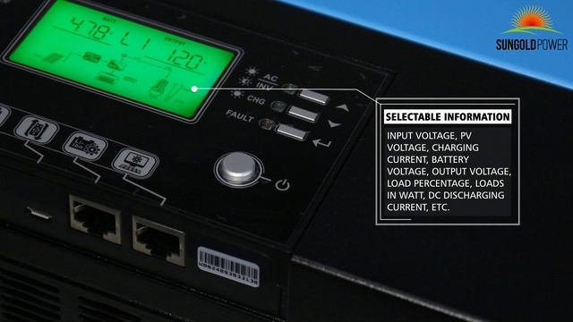 Sungoldpower 6000W 48V Split Phase Hybrid Solar Inverter TP6048 смотреть онлайн