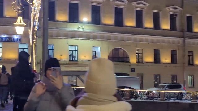 Предновогоднее снежное настроение в Санкт-Петербурге, 2023