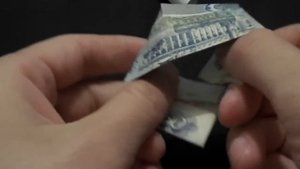 оригами из денег ружье из купюры