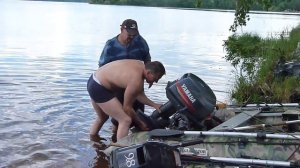 Проба Ямаха 30 на лодке ПВХ 2018 г. (1)
