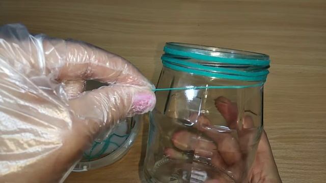 Декор стеклянной банки для кухни