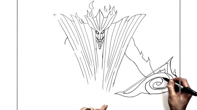 How to Draw Susanoo (Sasuke) | Step By Step | Naruto смотреть онлайн