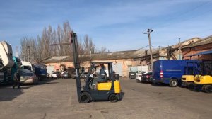 Вилочный газовый погрузчик Mitsubishi KFG15-KF25C с механической коробкой передач