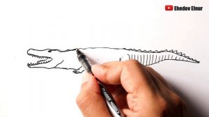 Как нарисовать крокодила