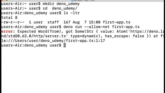 Build your First Server with Deno смотреть онлайн