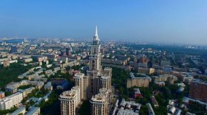 ЖК Триумф Палас с высоты птичьего полета / Дон-строй / Восьмая сталинская высотка