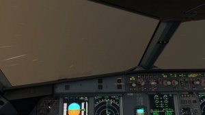 посадка в Пулково, плохая погода, метель