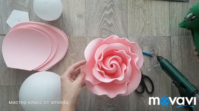 Бесплатный мастер-класс по розе из изолона для фотозоны