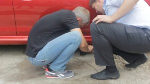 Тюнинг Рено Логан! установка порогов Braz