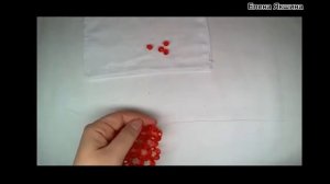 Новогодний шар из бусин