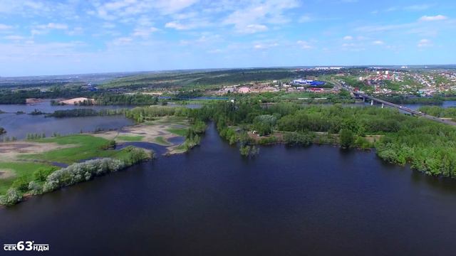 Алексеевские озера, посёлок Алексеевка - съемка с высоты птичьего полета на квадрокоптер.