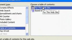 Microsoft Office FrontPage 2003 Create a table of contents based on the navigation structure