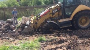 Работа на заболоченном участке