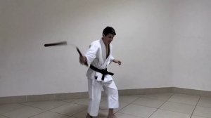 Тренировки с тяжёлыми нунчаку.