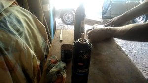 Заправка одноразового баллончика краской