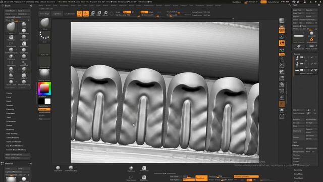 3D Sketch : Decor pillar -  ZBrush 3DSMax