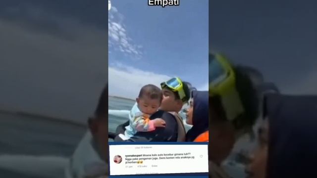 Ajak Moana Naik Jetski Tanpa Pelampung, Ria Ricis dan Suami Tuai Hujatan