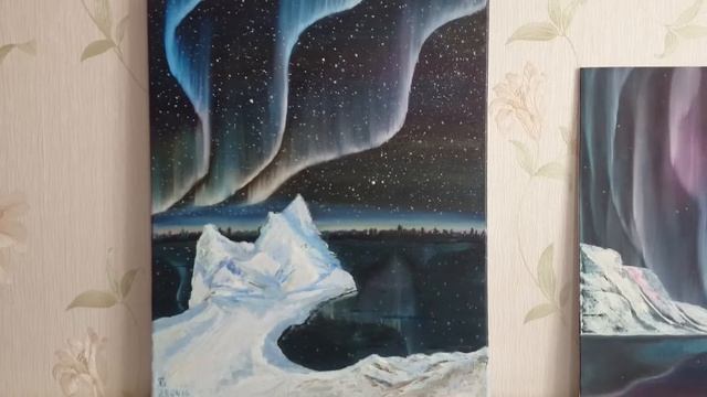 Состоялась первая продажа картины. "Северное сияние №2" смотреть онлайн