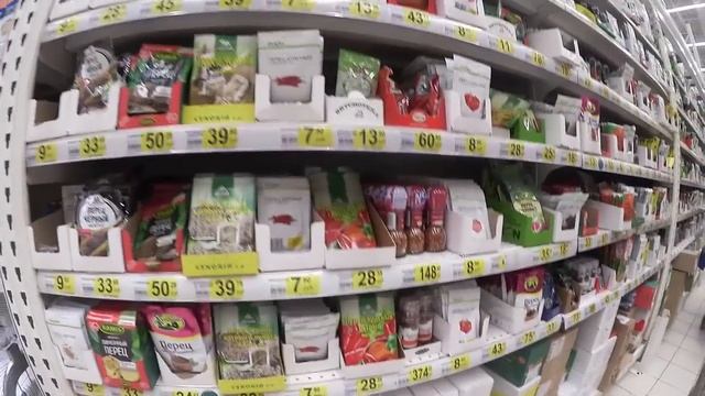 АШАН/Выбираю тушенку/Закупаю продукты. смотреть онлайн