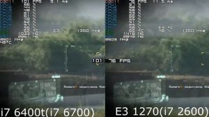 E3 1270 (I7 2600) vs I7 6400t (I7 6700) Crysis 3