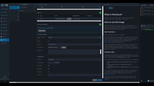 Nextcloud Docker Container install in Freenas смотреть онлайн