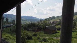 Новый бескидский тоннель! Тухля. Славсько. Бескид. Карпаты из окна поезда.