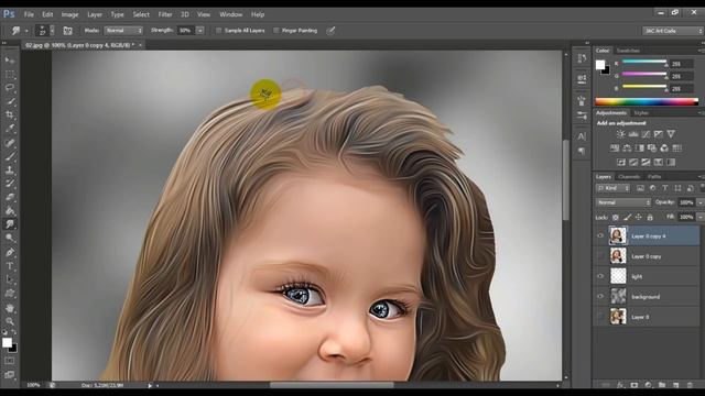 (02) Smudge Oil Painting Adobe Photoshop CS6 Indonesia [JAC Art Code] смотреть онлайн