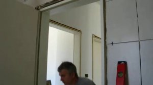 установка двери в скрытую лудку.