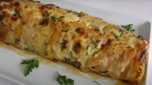 Картофельный рулет с мясным фаршем! Супер вкусный простой рецепт. Приготовьте вкусный ужин.