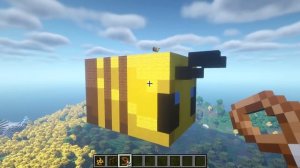 Дом - пчела в майнкрафте