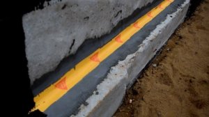 ✔️Супер ПРАВИЛЬНЫЙ вариант. ⛔Гидроизоляция цокольного этажа.  ❗Гидроизоляция примыкания плита/стена