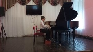 Аронов Арсений. Общее фортепиано. "Фламенко" Уильям Гиллок 1:21