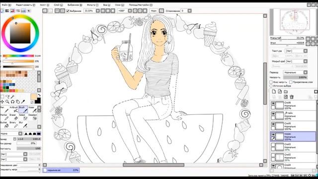 Рисование #34 Maryana Ro - SUMMER смотреть онлайн