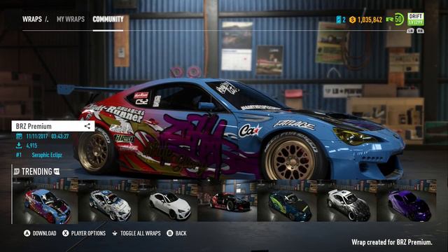 Need for Speed Payback | Rocket Bunny Subaru BRZ Drift Build смотреть онлайн