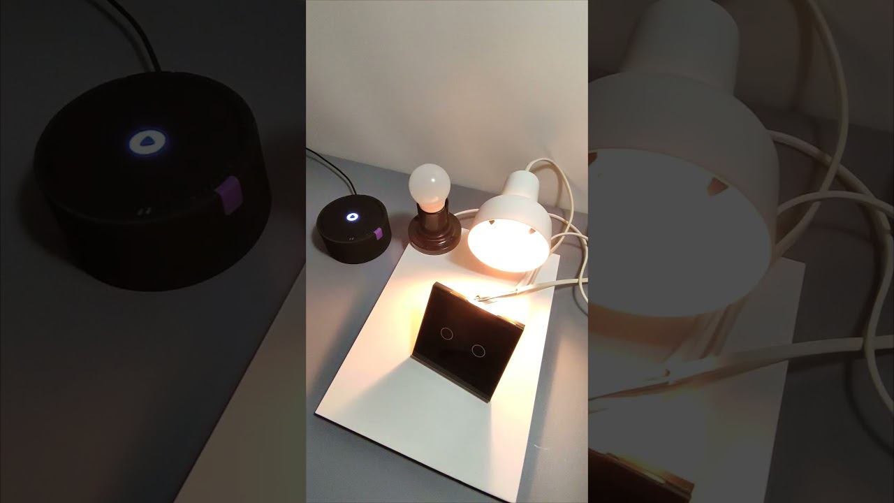 Умный выключатель с Алисой черный двухклавишный ZigBee #алиса #умныйдом #яндексстанция #zigbee смотреть онлайн