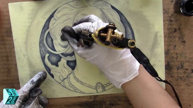 Tattoo Fake Skin Practice - Mucha Sketch - Christina G. Smith смотреть онлайн